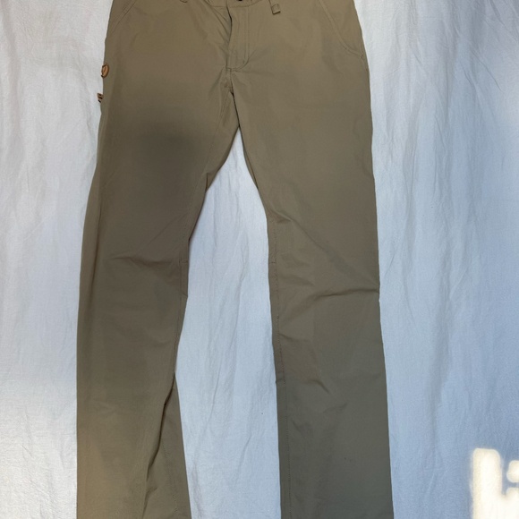Fjällräven Tan Hiking Pants Women’s 29, Tan– Outdoor Pants - Picture 1 of 9